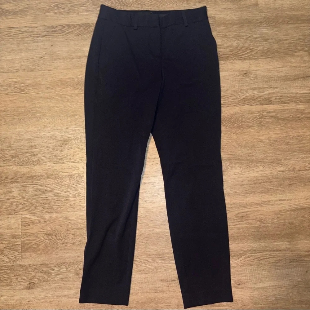 Express Columnist Ankle Mid Rise Women’s Dark Navy Dress Pants size 2R - Picture 3 of 4